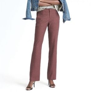 Banana Republic Burgandy/Black Logan Trousers SZ 14